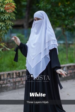 three layers hijab