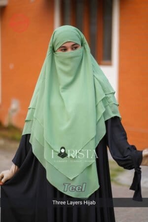 three layers hijab